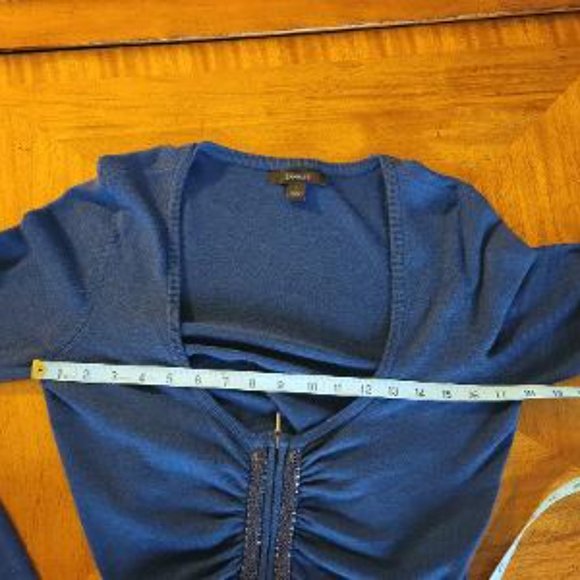 Express Navy Crop Sweater - Picture 11 of 11